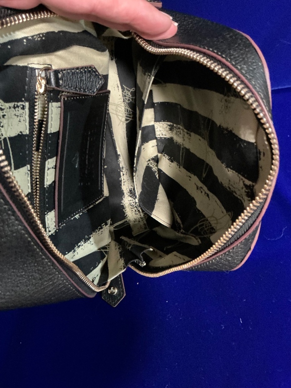 Vivienne Westwood mini black leather backpack - Picture 5 of 8
